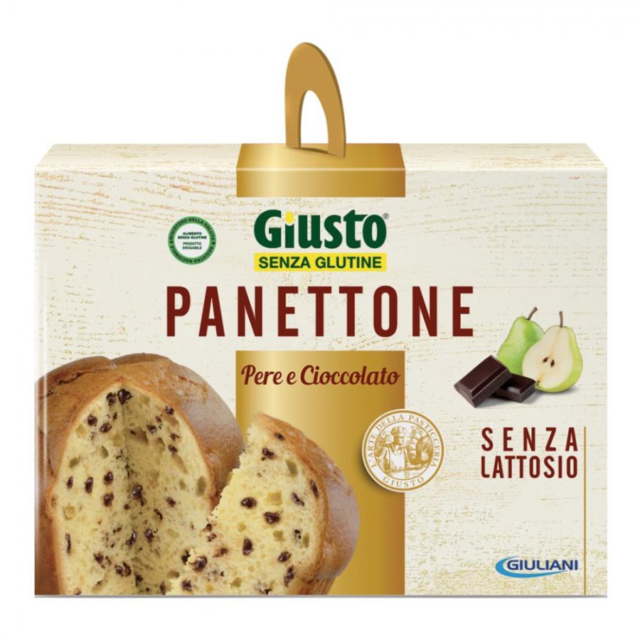 Giusto - Senza Glutine Panettone Pere e Cioccolato 500g