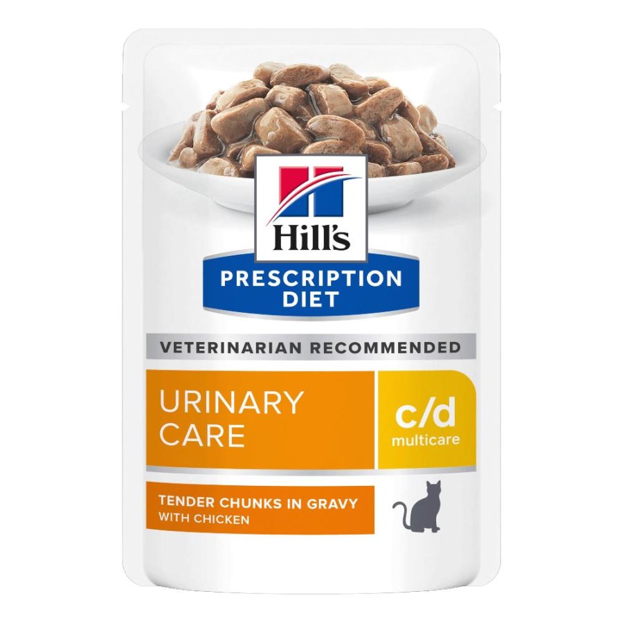 HILL'S GATTO DIET C/D URINARY CARE MULTICARE GRAVY (IN SALSA) POLLO 85GR (bustina)
