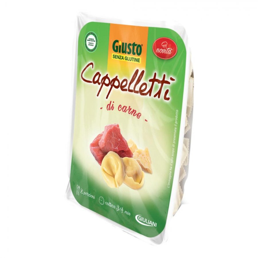 GIUSTO S/G Pasta Uovo Cappelletti di Carne 250g