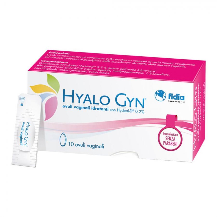 Hyalo Gyn - Ovuli Vaginali Idratanti 2,2g, Confezione da 10