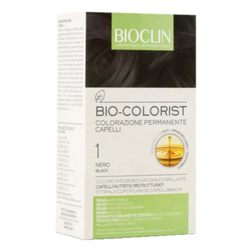 Bioclin Bio-Colorist - Colorazione Permanente n. 1 Nero Bioclin Bio-Colorist - Colorazione Permanente n. 1 Nero