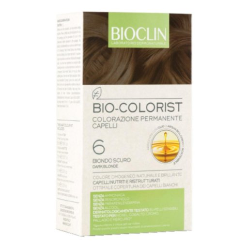 Bioclin Bio Colorist Colorazione Permanente 6 Biondo Scuro - Intensità e Rispetto per i Tuoi Capelli Bioclin Bio Colorist Colorazione Permanente 6 Biondo Scuro - Intensità e Rispetto per i Tuoi Capelli