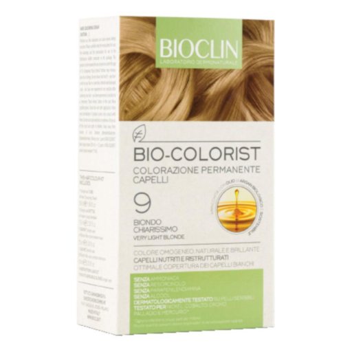 Bioclin - Bio Colorist Colorazione Permanente 9 Biondo Chiarissimo Bioclin - Bio Colorist Colorazione Permanente 9 Biondo Chiarissimo