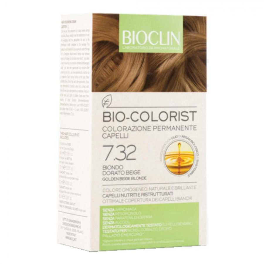 Bioclin - Bio Colorist Colorazione Permanente 7.32 Biondo Dorato Beige