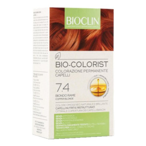 Bioclin - Bio Colorist Colorazione Permanente 7.4 Biondo Rame Bioclin - Bio Colorist Colorazione Permanente 7.4 Biondo Rame