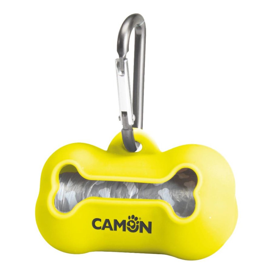 CAMON DISPENSER SACCHETTI SILICONE GIALLO 20PZ