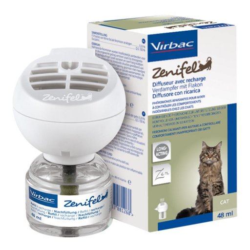 Zenifel Diffusore Con Ricarica Per Gatti 1 Pezzo - Diffusore di Feromoni per il Benessere del Gatto