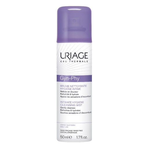 Uriage Gyn Phy Bruma Detergente Igiene Intima Spray 50ml - Detergente e Rinfrescante per l'Igiene Intima