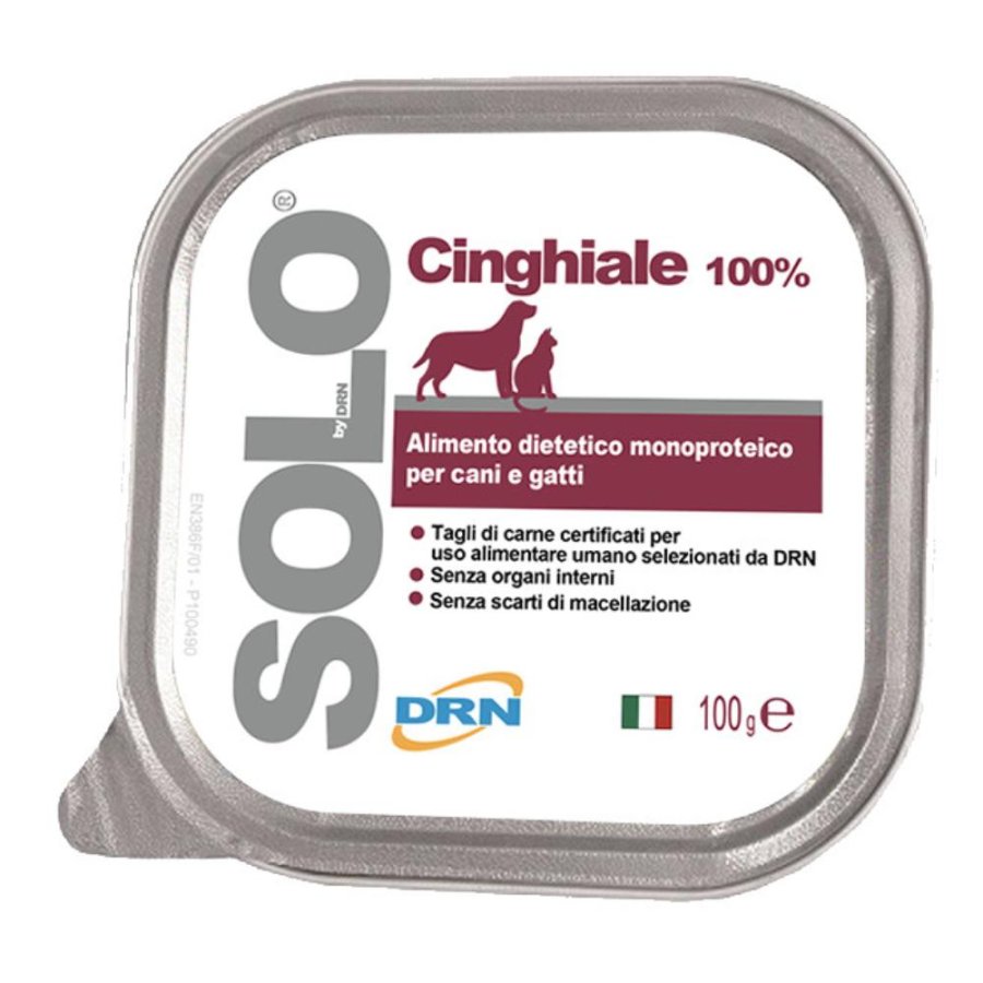 NEXTMUNE DRN SOLO CANE/GATTO MONOPROTEICO CINGHIALE 100GR (vaschetta)