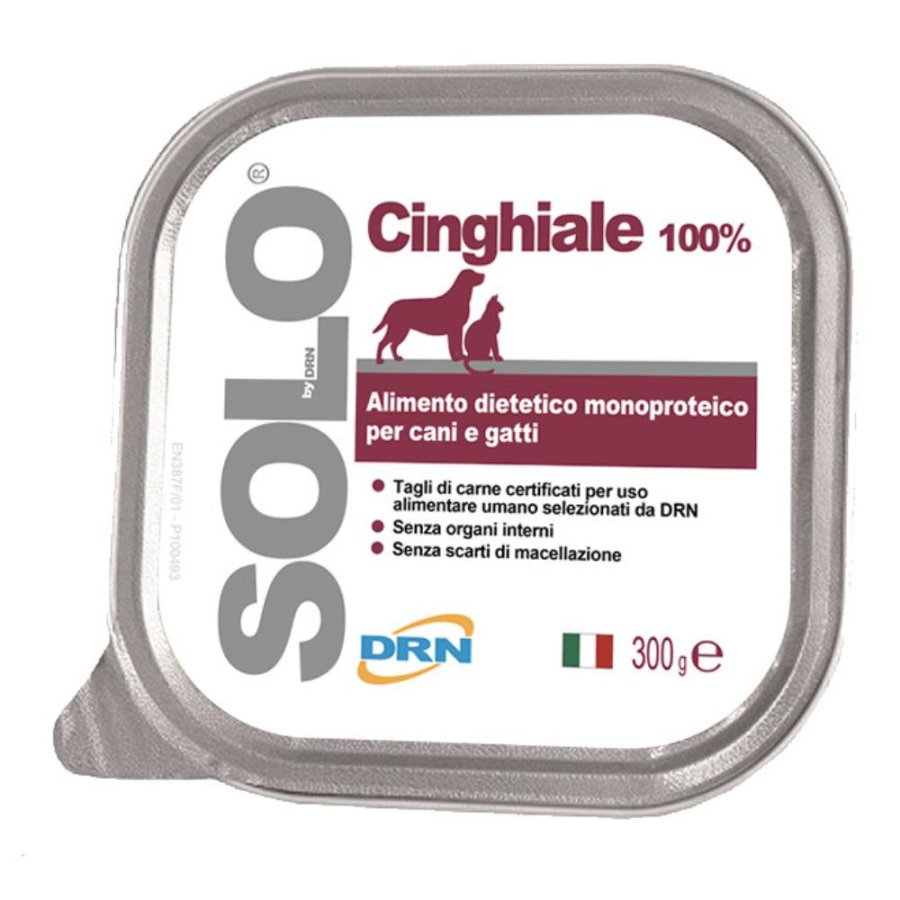 SOLO CINGHIALE CANI/GATTI*300 GR