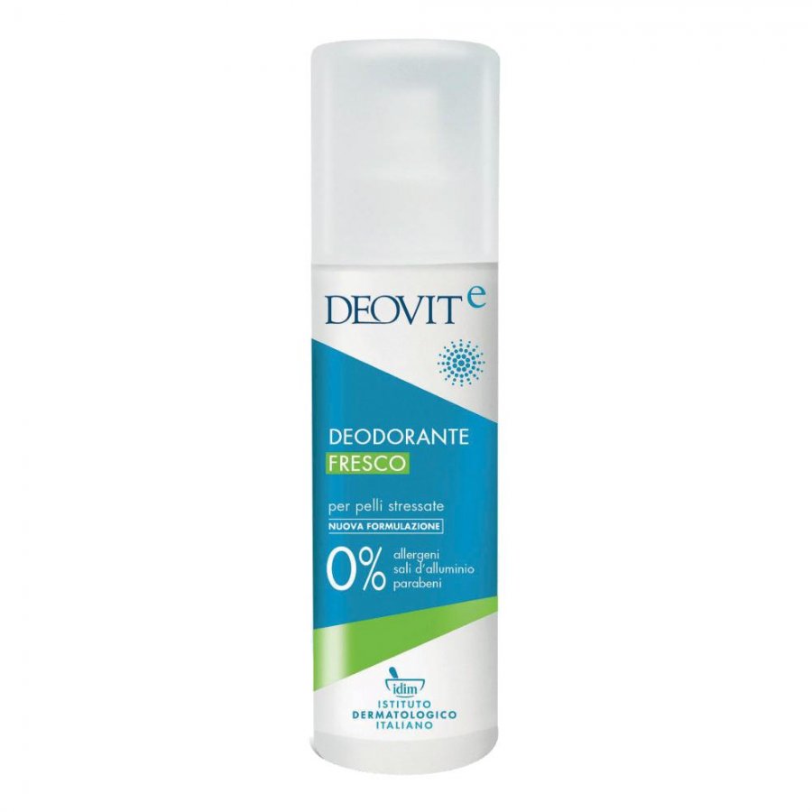 Deovit - Deodorante Fresco 100ml - Spray Ipoallergenico per una Sensazione di Freschezza Duratura