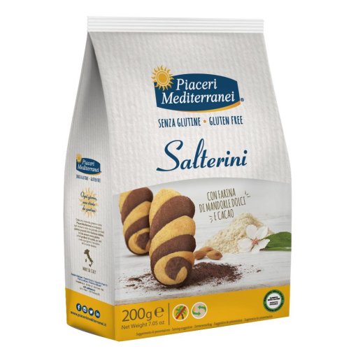 Piaceri Mediterranei Salterini 200g - Biscotti al Latte e Miele
