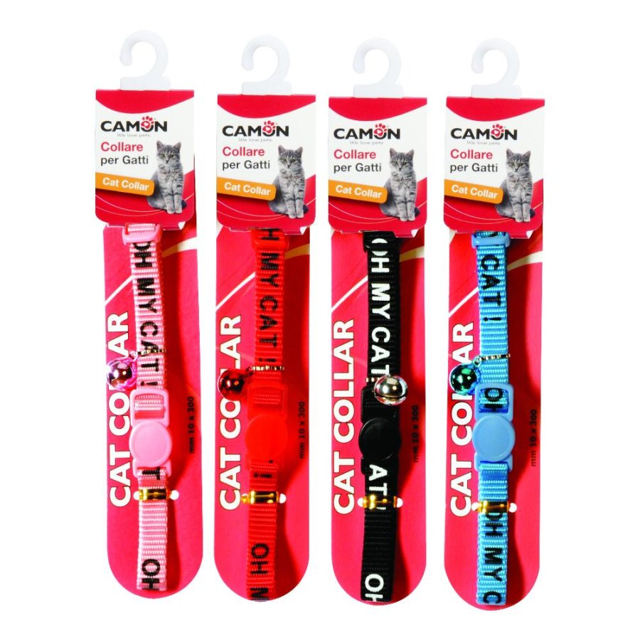 CAMON COLLARE NYLON SCRITTA CAMPANELLO 1x30CM