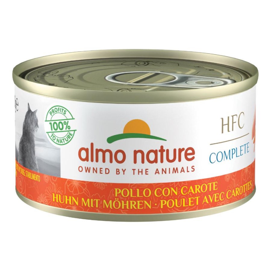 ALMO NATURE CANE HFC COMPLETE POLLO CAROTE 70GR (lattina)