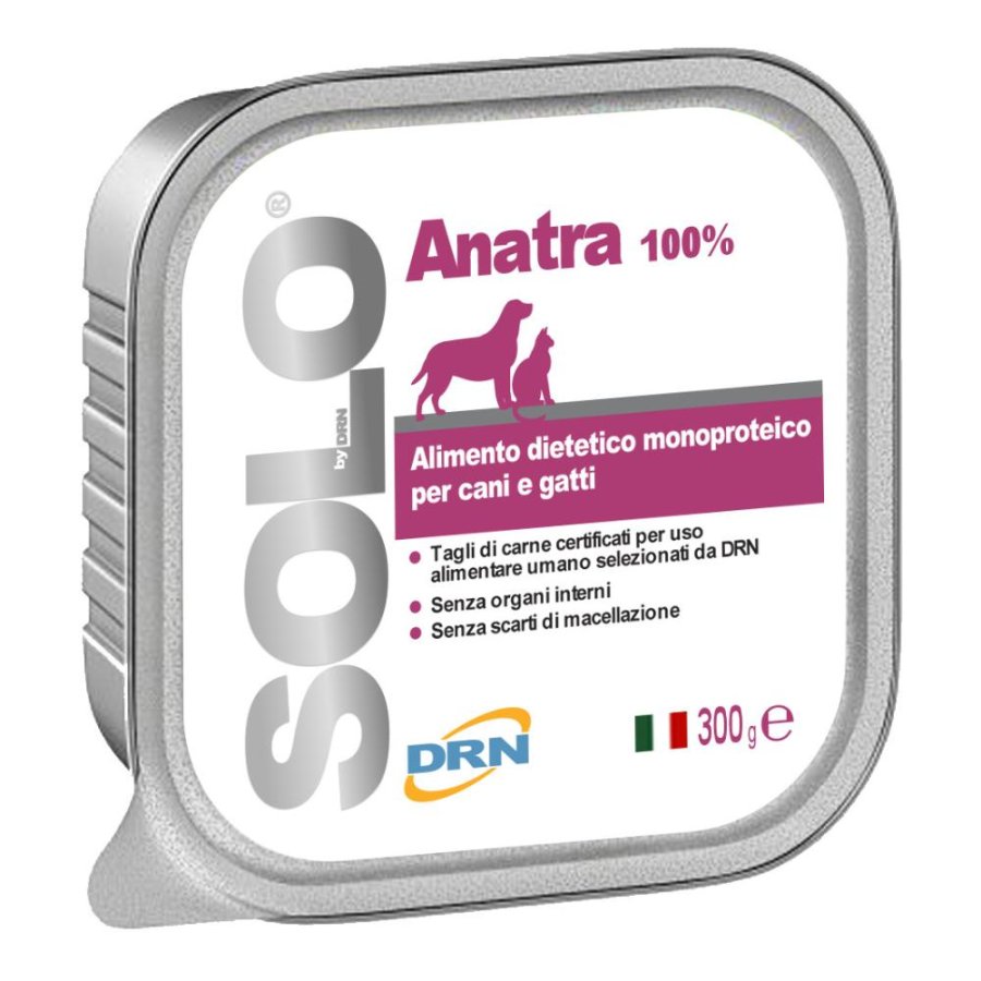 NEXTMUNE DRN SOLO CANE/GATTO MONOPROTEICO ANATRA 300GR (vaschetta)