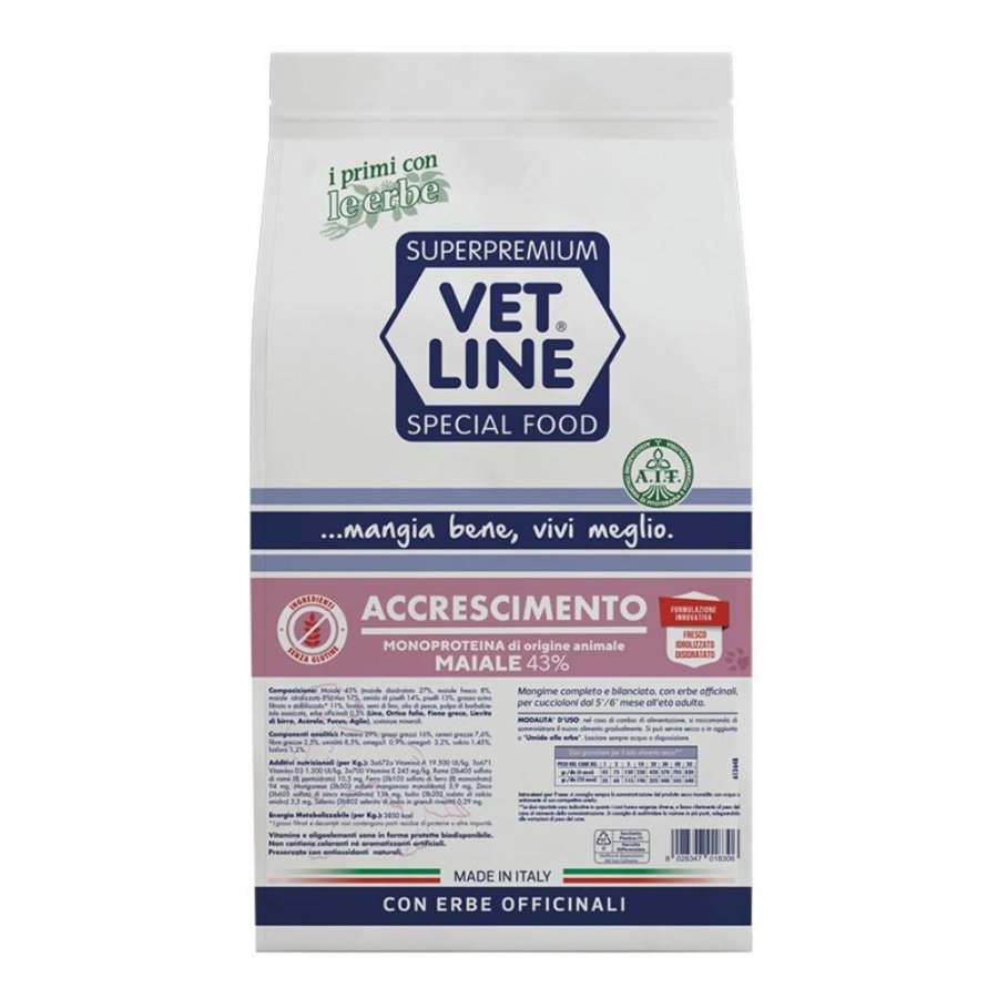 VET LINE ACCRESC MONOPR MAIAL12,5KG