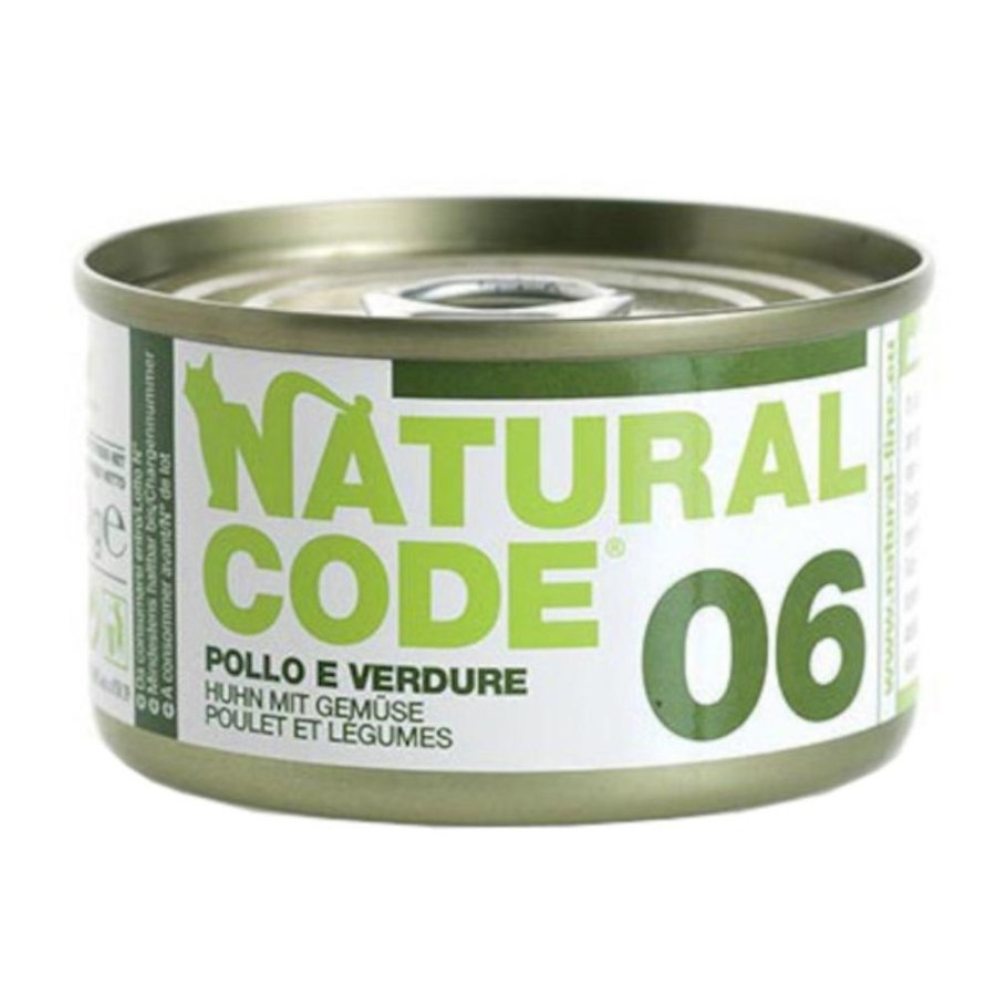 NATURAL CODE GATTO 06 POLLO VERDURE 85GR (lattina)