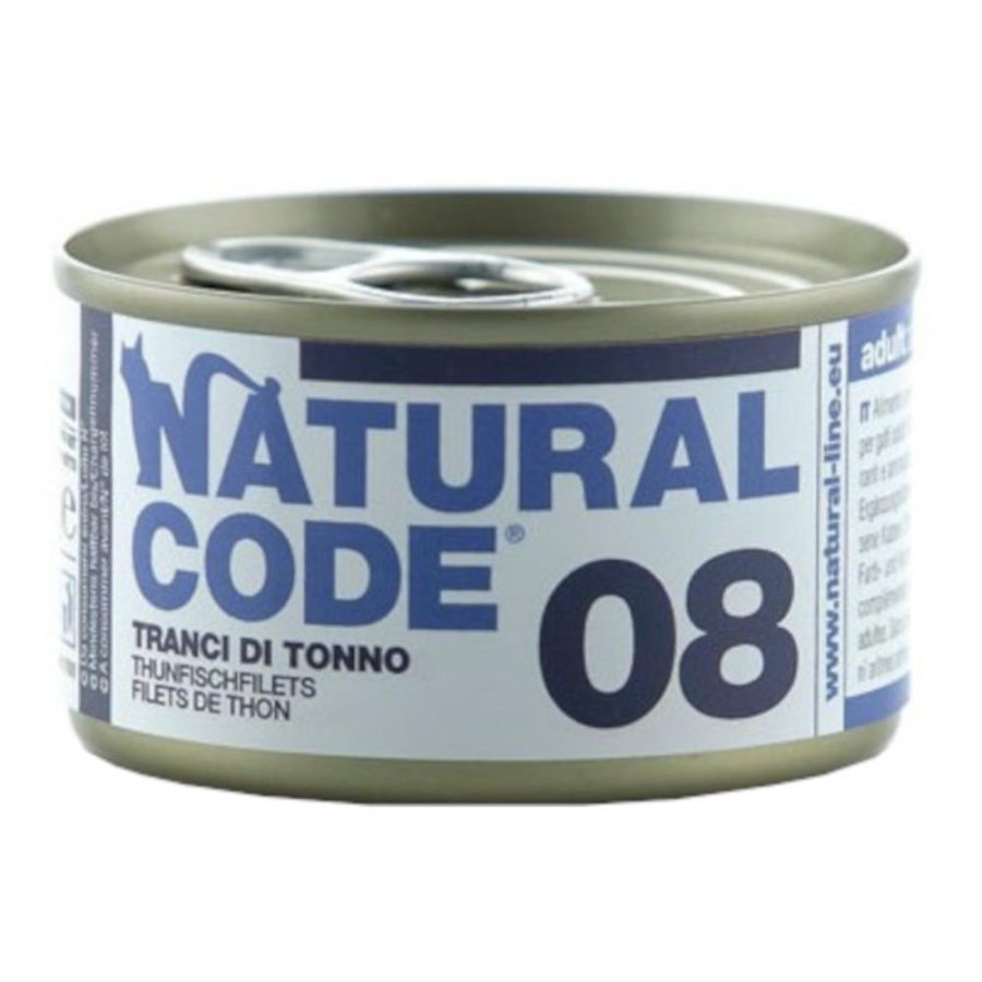 NATURAL CODE GATTO 08 TONNO 85GR (lattina)