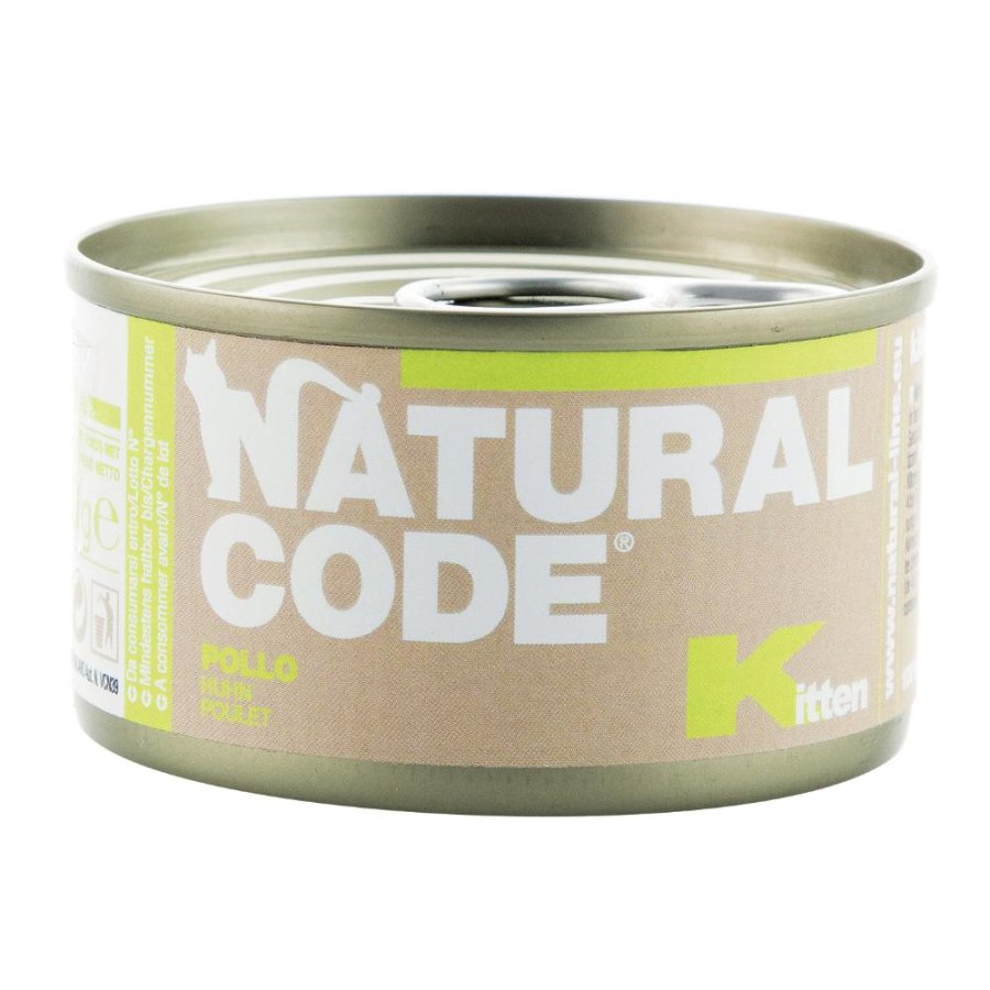 NATURAL CODE KITTEN POLLO 85G