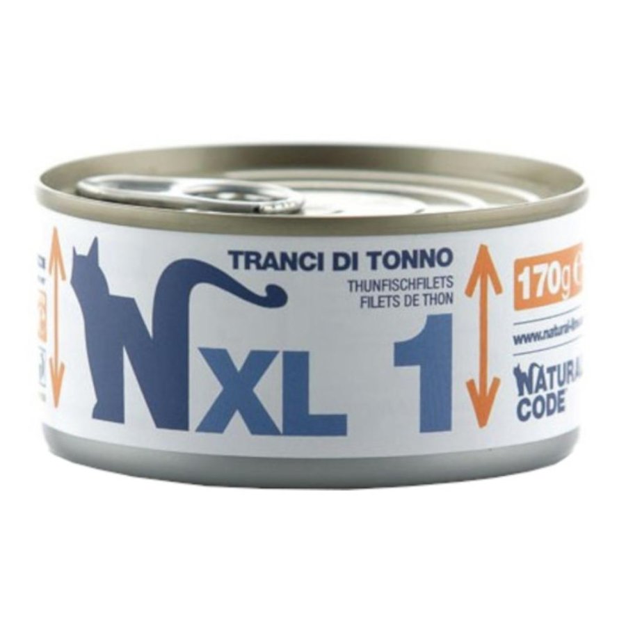 NATURAL CODE GATTO XL1 TONNO 170GR (lattina)