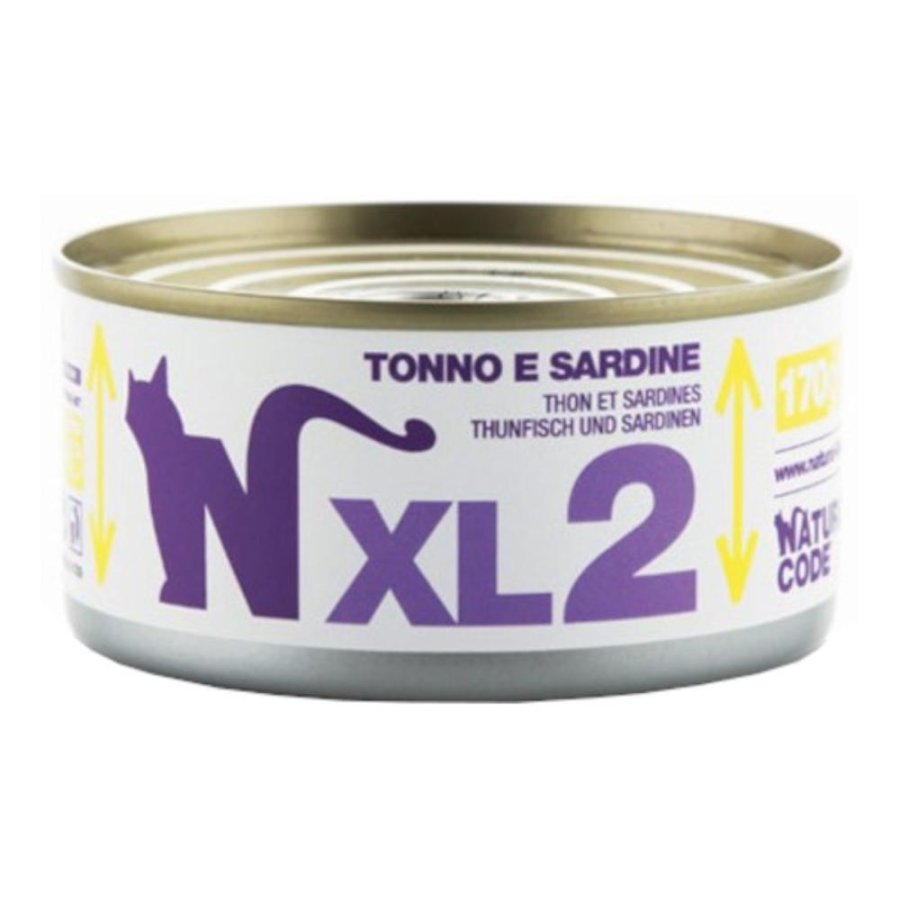 NATURAL CODE GATTO XL2 TONNO SARDINE 170GR (lattina)