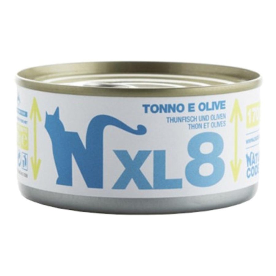 NATURAL CODE GATTO XL8 TONNO OLIVE 170GR (lattina)