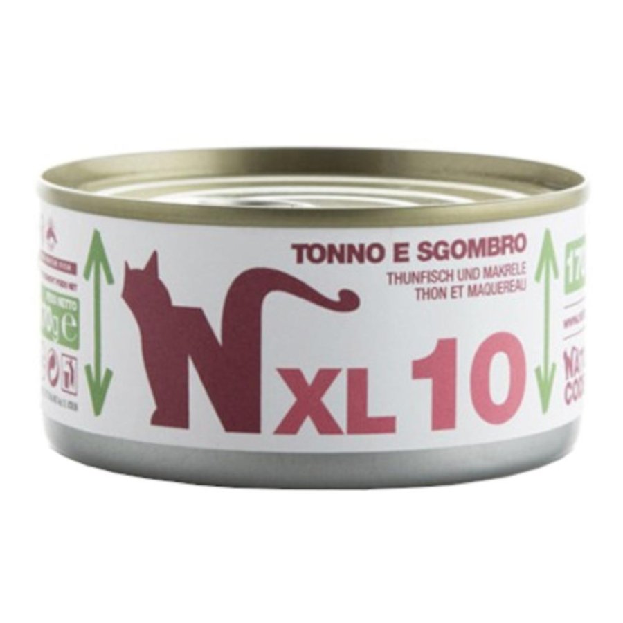 NATURAL CODE GATTO XL10 TONNO SGOMBRO 170GR (lattina)