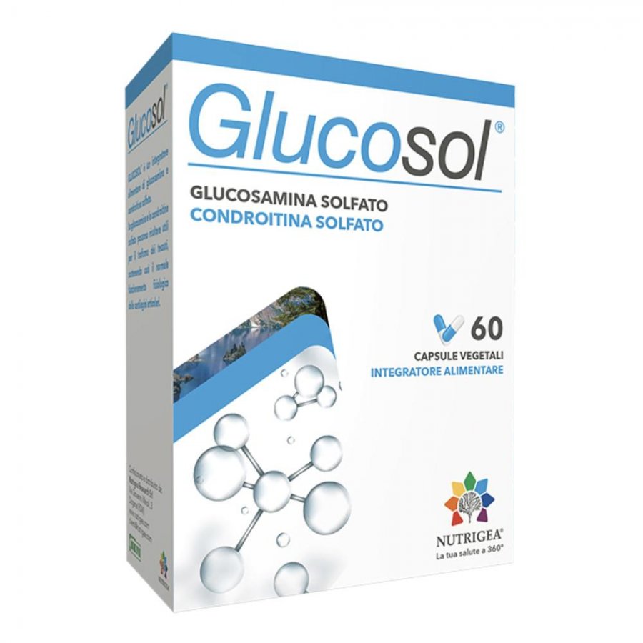 Glucosol 60 Capsule Vegetali - Integratore di Glucosamina per la Salute delle Articolazioni