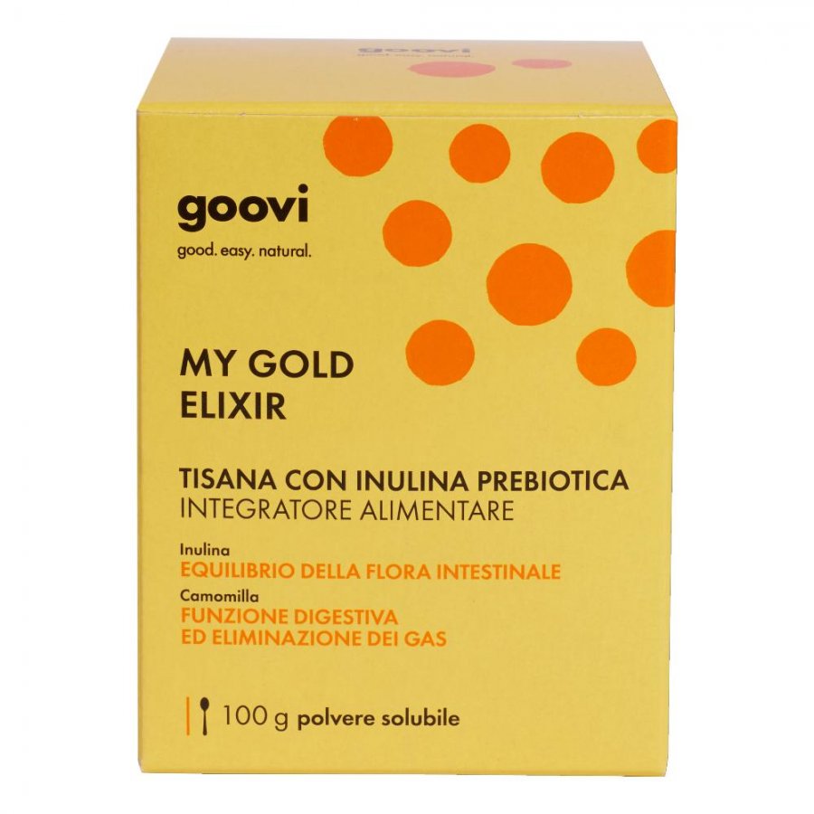 Goovi - My Good Elixir Tisana con Inulina Prebiotica 100g Integratore Alimentare