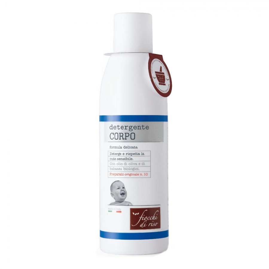 Fiocchi Di Riso Detergente Corpo Delicato 200ml - Detergente Corpo per Neonati - Fiocchi Di Riso