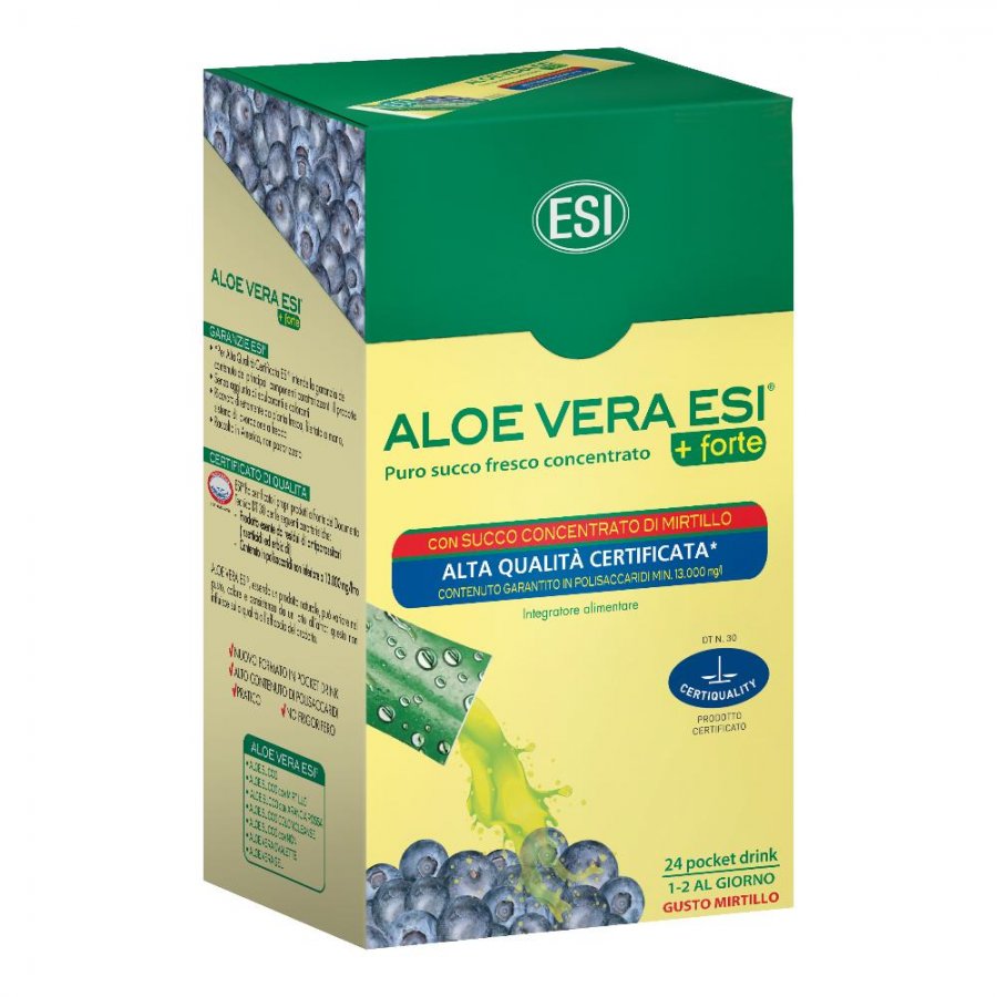 Esi - Aloevera Succo+Forte Mirtillo 24 pocket