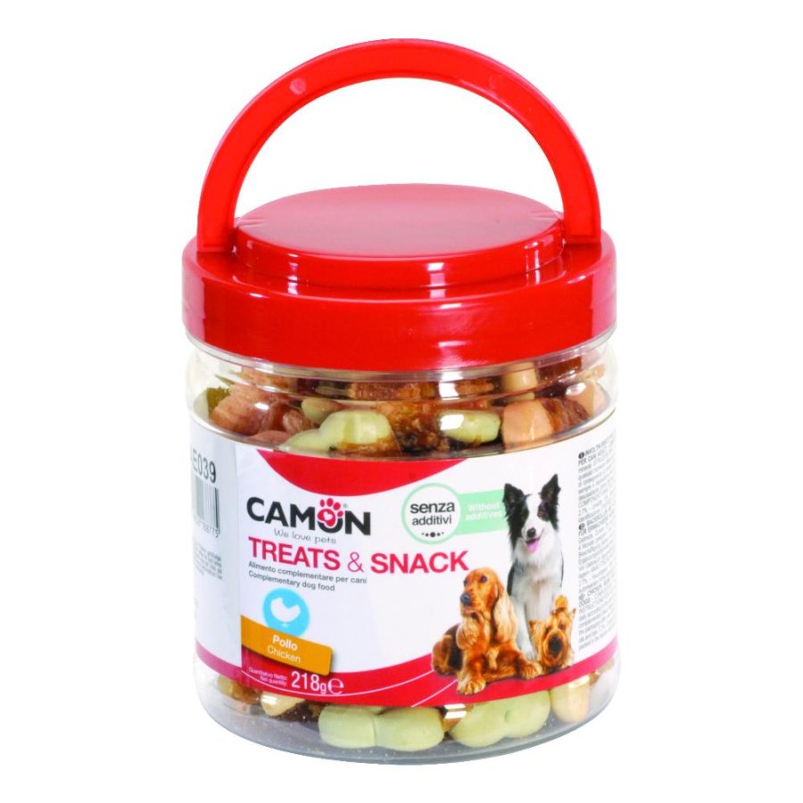 CAMON CANE SNACK TREATS INVOLTINI POLLO 218GR