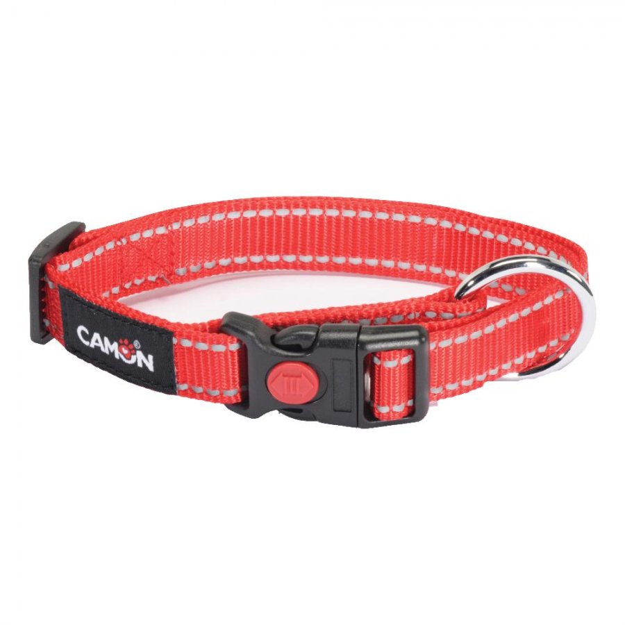 Collare Low Tension Reflex Rosso 20x330/530mm, 1 Pezzo - Accessorio Sicuro per Cani e Gatti