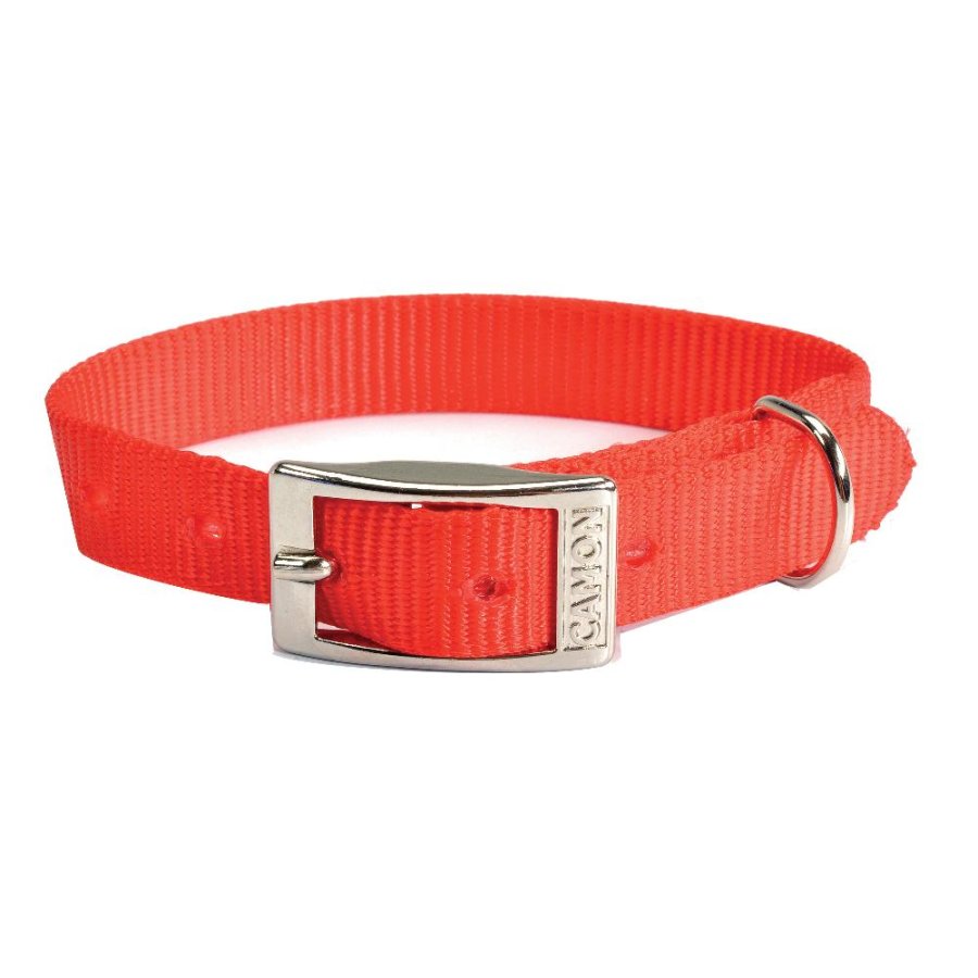 CAMON COLLARE NYLON ROSSO 1,5x35CM