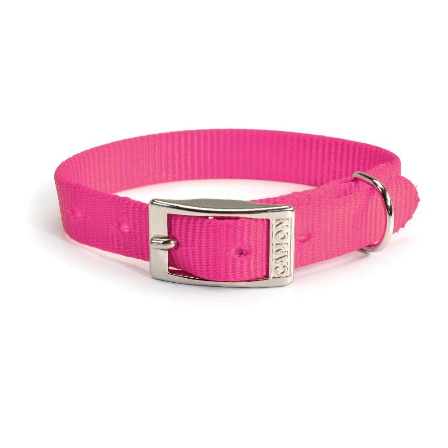 CAMON COLLARE NYLON ROSA FLUO 1,8x40CM
