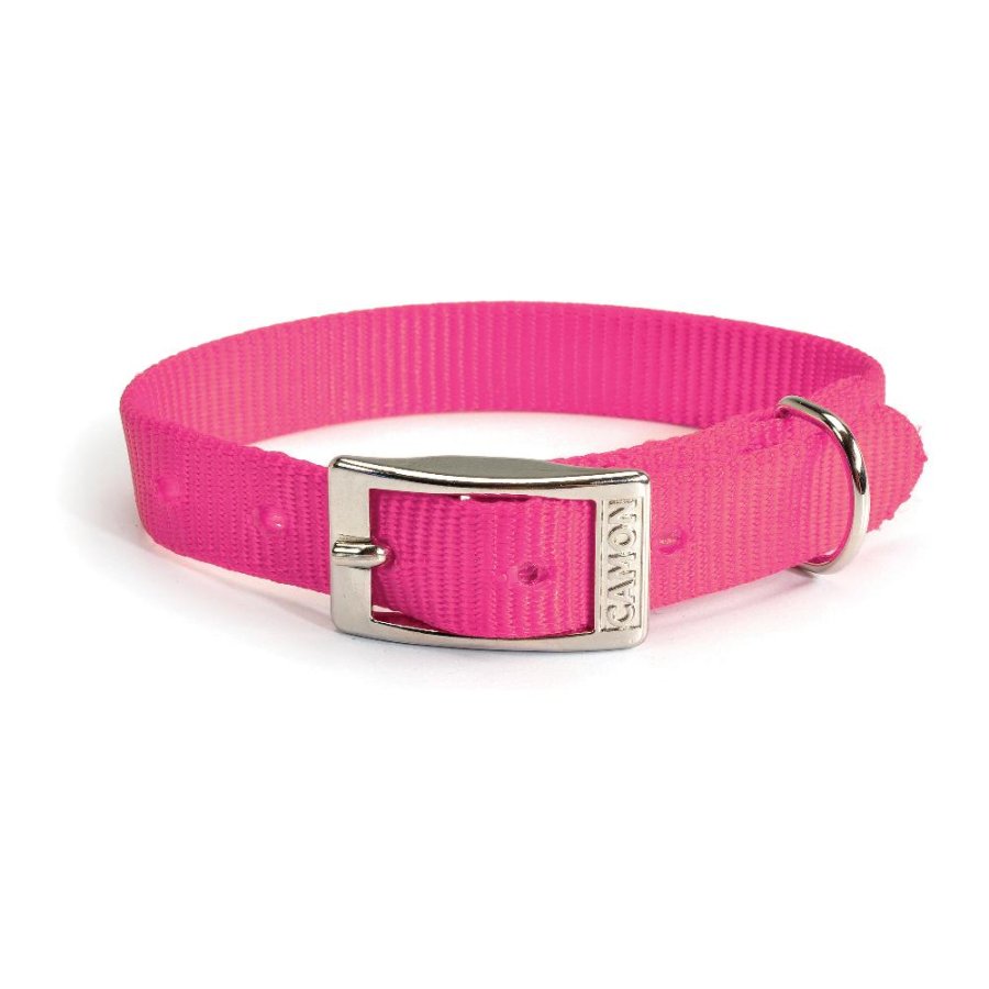 CAMON COLLARE NYLON ROSA FLUO 2,5x60CM