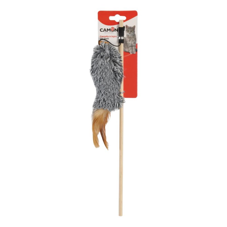 CAMON GIOCO PELUCHE PIUMINO MANICO LEGNO 40CM CAD.