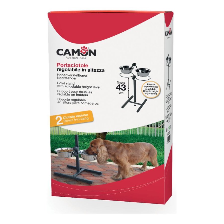 CAMON DOGGY BAR KIT CIOTOLE SUPPORTO 21CM 1600ML 2PZ