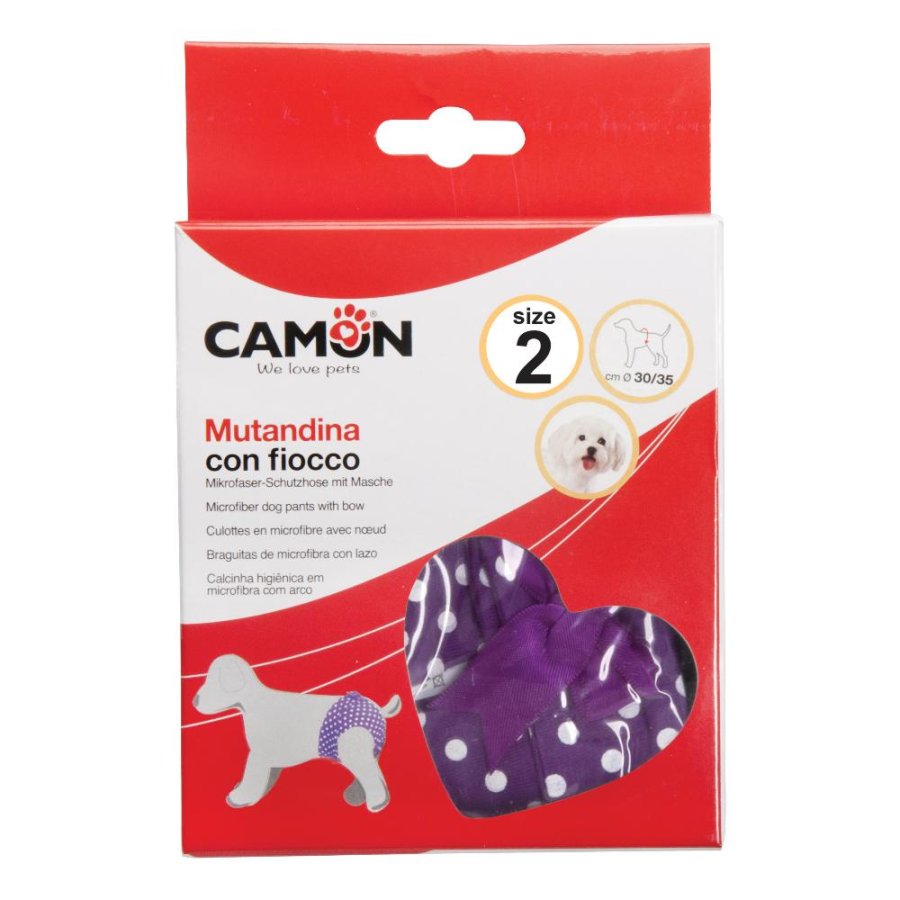 CAMON MUTANDINA POIS FIOCCO VIOLA MIS.2 CAD.