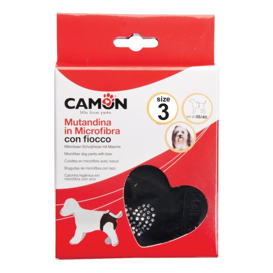 CAMON MUTANDINA PIZZO NERO MIS.2 CAD.