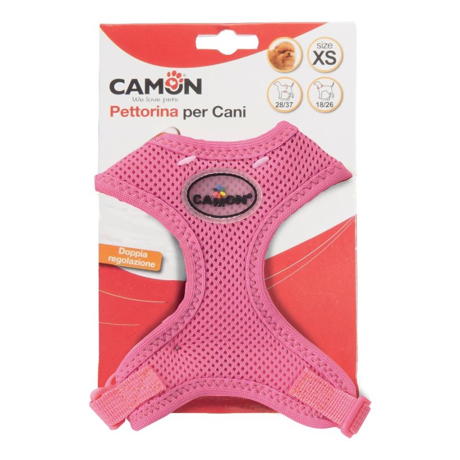 CAMON PETTORINA DOPPIA REGOLAZIONE MESH ROSA (M)