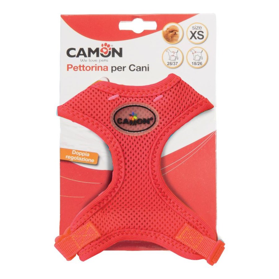 CAMON PETTORINA DOPPIA REGOLAZIONE MESH ROSSO (M) CAD.