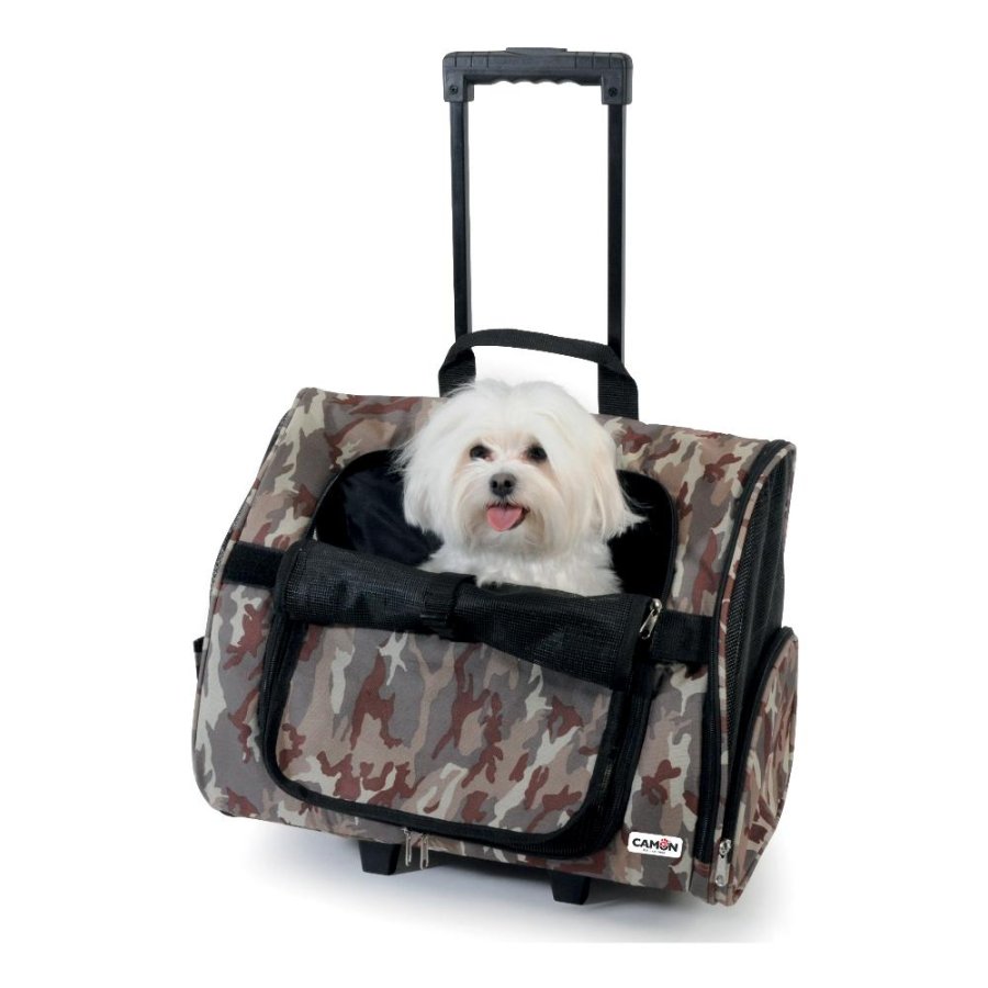 CAMON TRASPORTINO TROLLEY MAX MIMETICO 43x26x36CM CAMON TRASPORTINO TROLLEY MAX MIMETICO 43x26x36CM