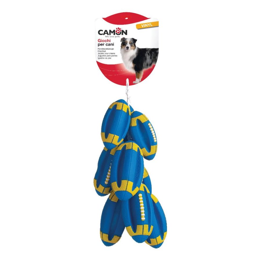 CAMON GIOCO PALLA VINILE RUGBY 2 MISURE 18CM/23CM CAD.