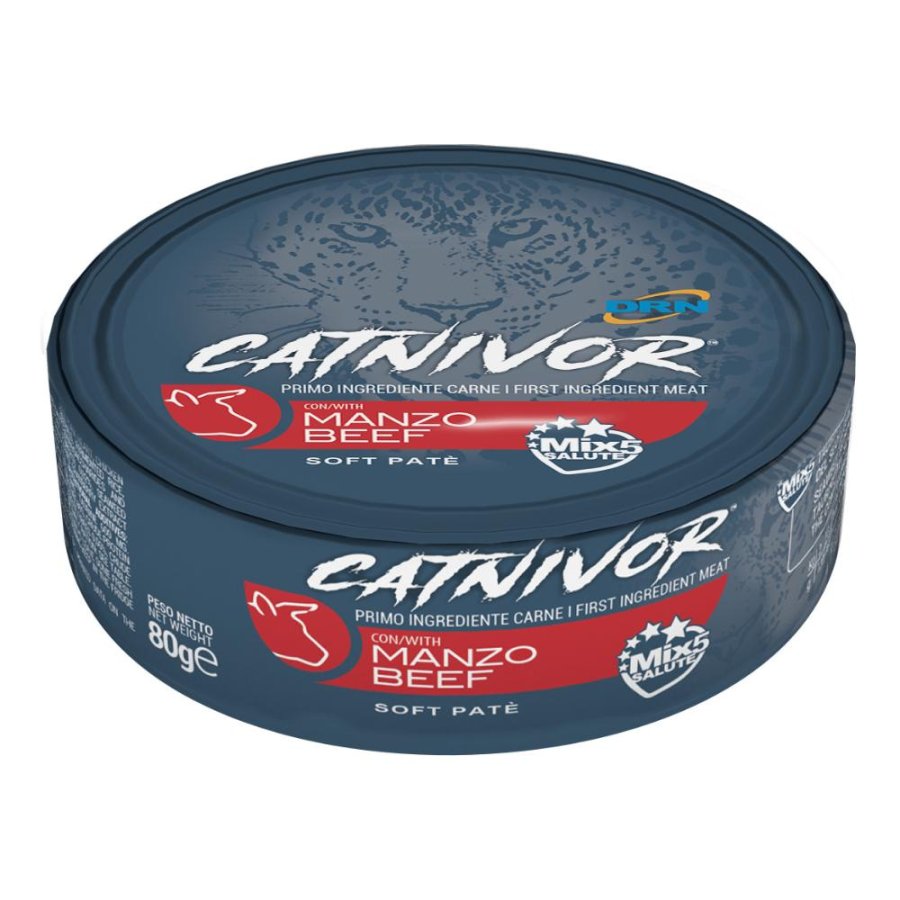 NEXTMUNE DRN CATNIVOR GATTO PATE' MANZO 80GR (lattina)