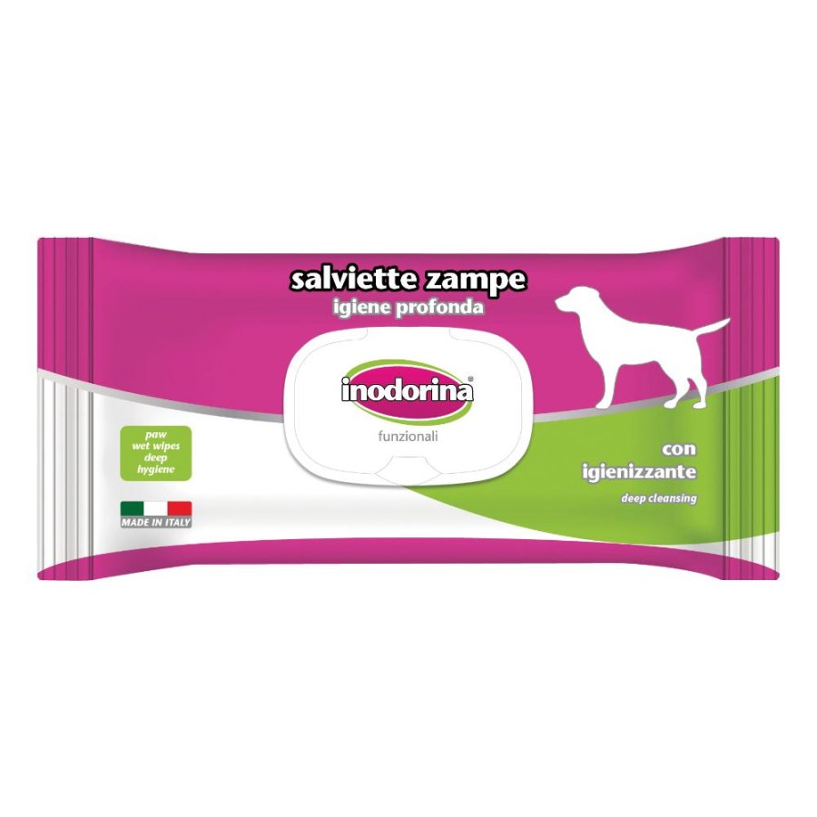 INODORINA SALVIETTE ZAMPE 40PZ