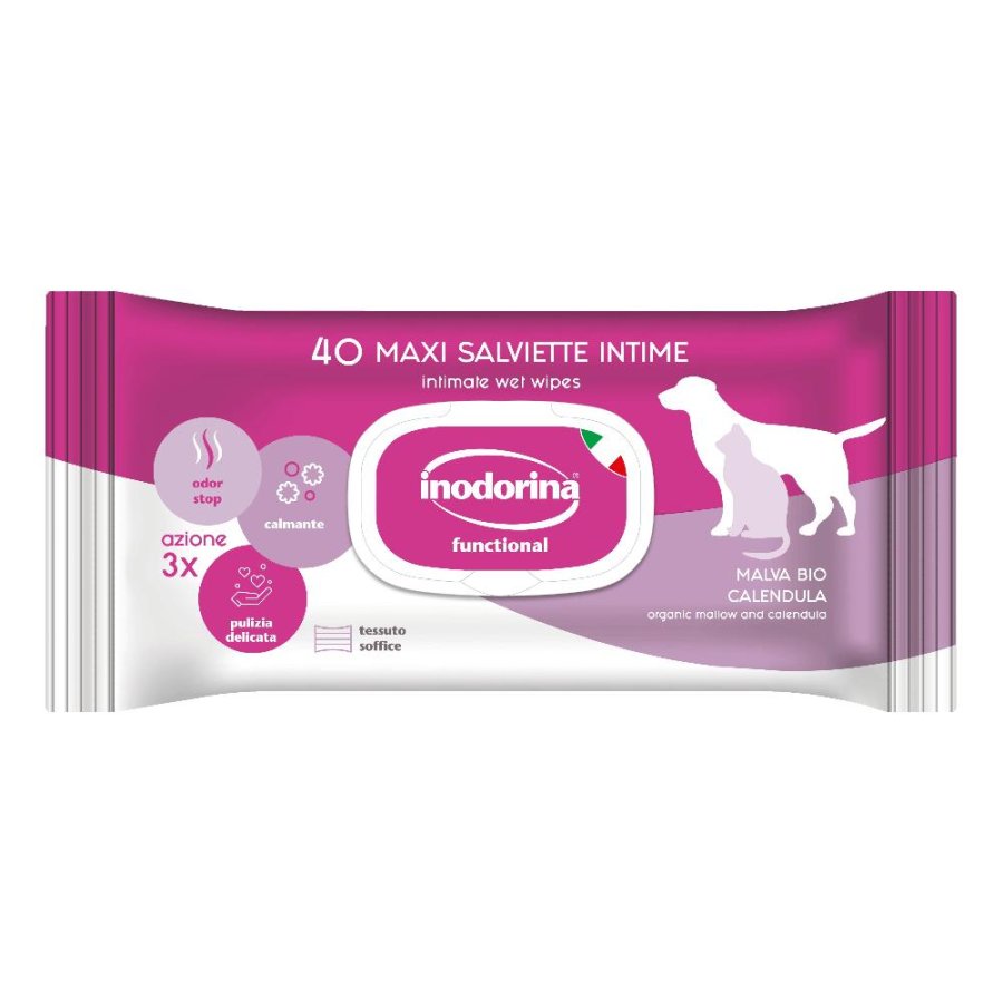 INODORINA SALVIETTE PARTI INTIME 40PZ