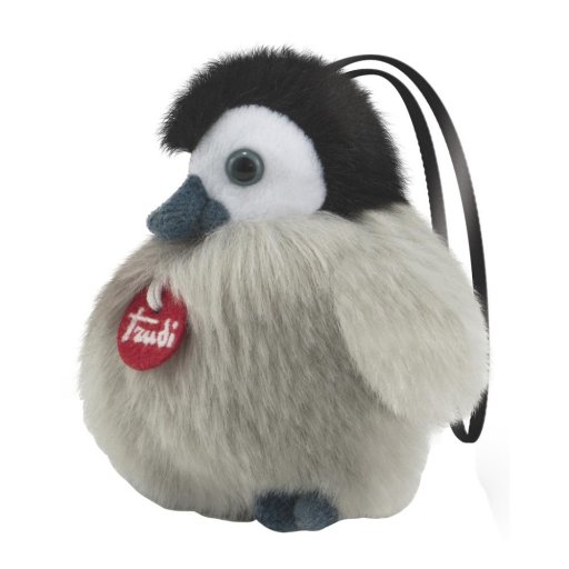 Charm Pinguino Trudi, Peluche Pinguino per Bambini, 1 Pezzo, Giocattolo Morbido per Neonati