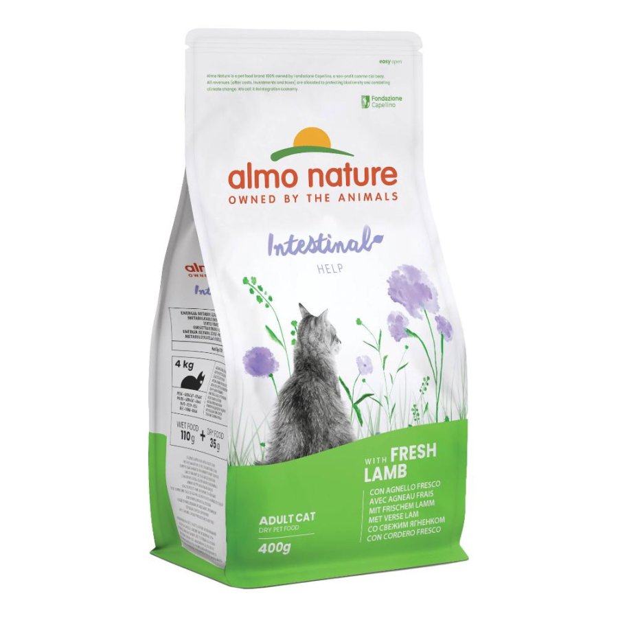 ALMO NATURE GATTO HOLISTIC DIGESTIVE ADULT AGNELLO 400GR