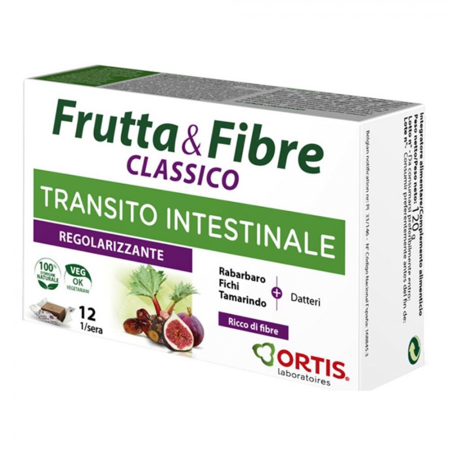 Frutta & Fibre Classico - Transito intestinale 12 Cubetti